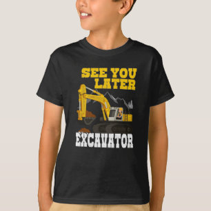 Camiseta Vejo Você Depois Equipamento De Construção De E