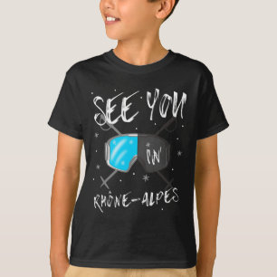 Camiseta Vejo Você Em Rhône-alpes França Férias De Hiking E
