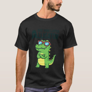 Camiseta Vejo Você Mais Tarde Jacaré Piada Divertida Lagart