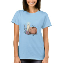 Vela de abóbora com brilho suave