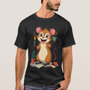 Camiseta Vela de Possum Desenfreado Viva Ria Ame Caos Coff