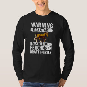 Camiseta Vela-guia-de-cavalo Percheron Draft Horse