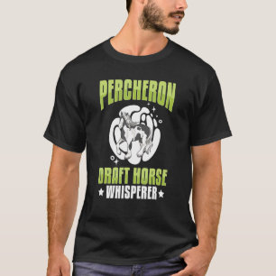 Camiseta Vela-guia-de-cavalo Percheron Draft Horse
