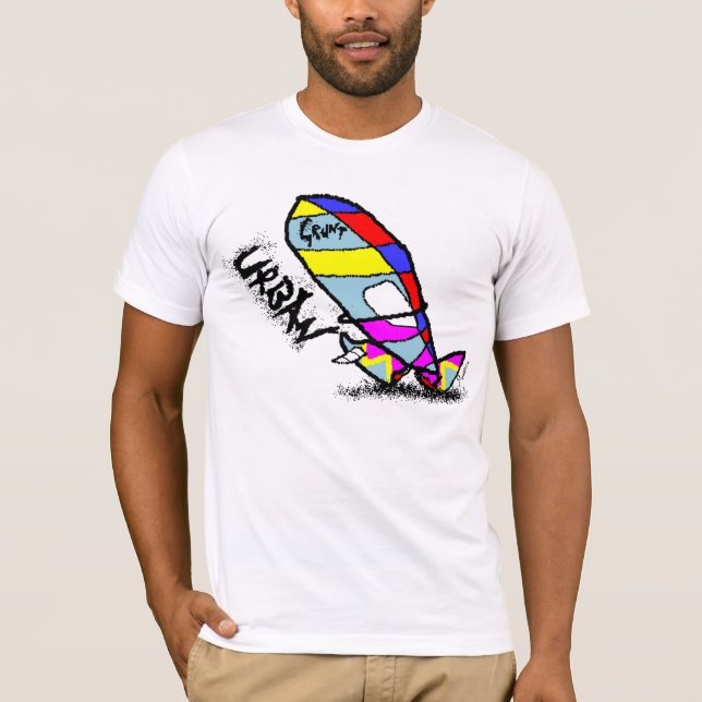 Camiseta Vela urbana do grunhido (Frente)