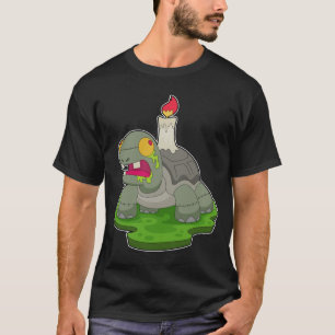 Camiseta Vela Zombie do Turtle Halloween
