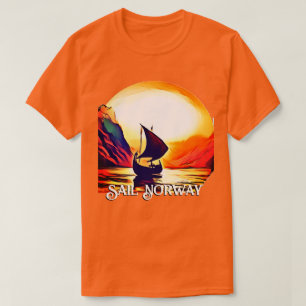 Camiseta Velas da Noruega com navio Vikiing