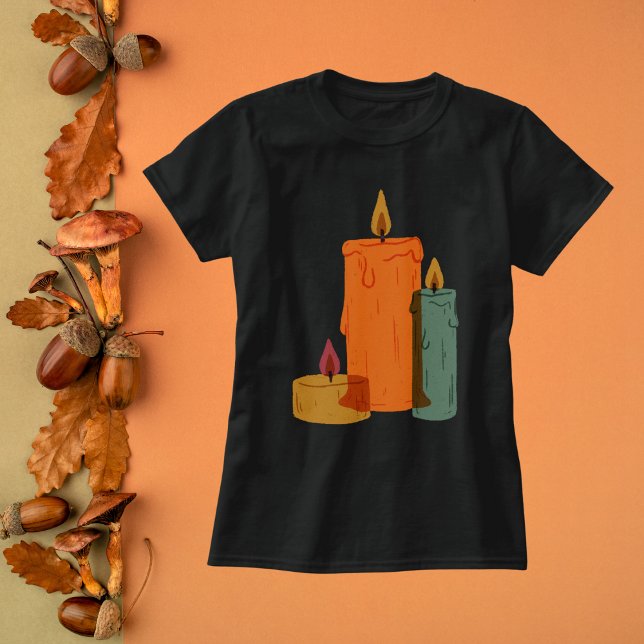 Camiseta Velas de outono russas (Criador carregado)
