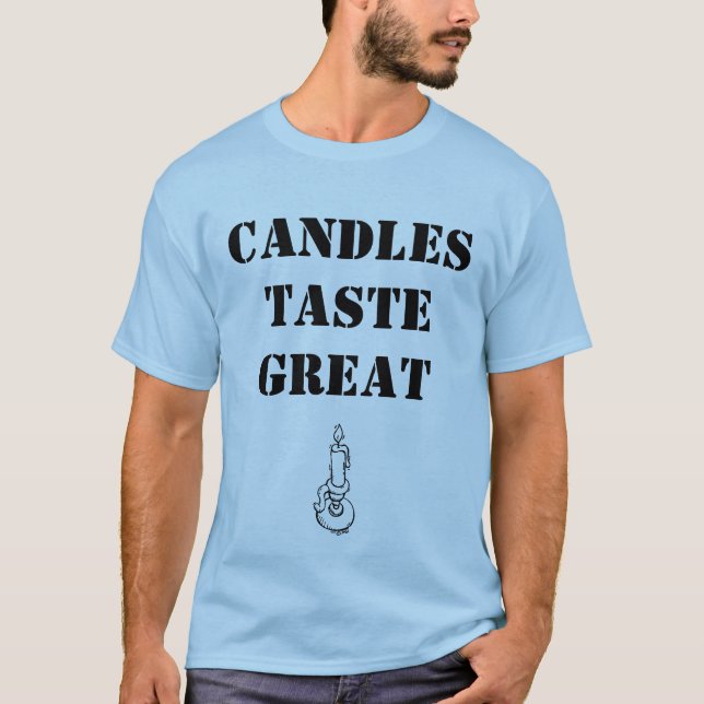Camiseta Velas do excelente do gosto (Frente)