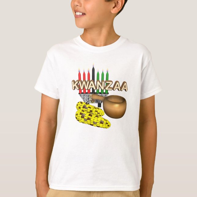 Camiseta Velas do Kwanzaa- (Frente)
