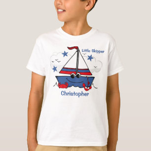 Camiseta Veleiro pequeno bonito