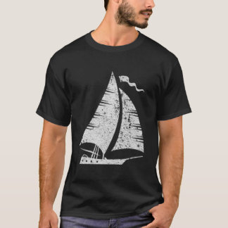 Camiseta Velejador de veleiro à vela iate à vela Motif