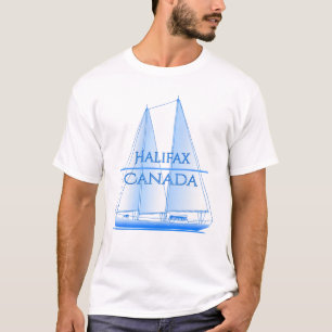 Camiseta Velejador náutico costeiro de Halifax