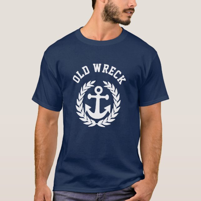 Camiseta Velejamento de velhas e engraçadas (Frente)