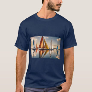 Camiseta Velejando com meus amigos