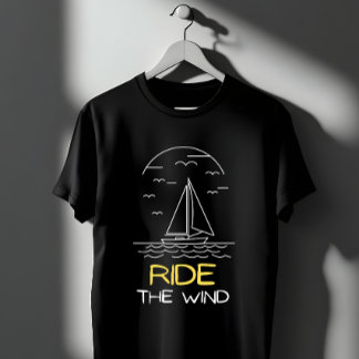 Camiseta Velejar ao Vento Barco à Vela
