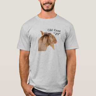 Camiseta Velha Cabra "29" 29.º Aniversário 29 anos