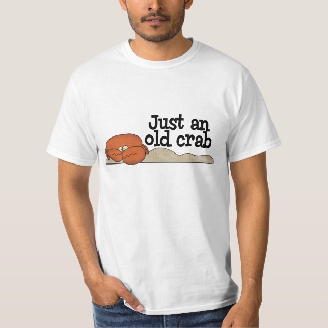 Camiseta velha de caranguejo (Frente)