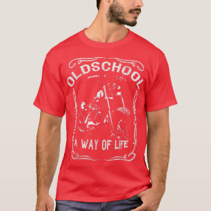 Camiseta Velha Escola Cultura Cooles Biker Motorrad 1248