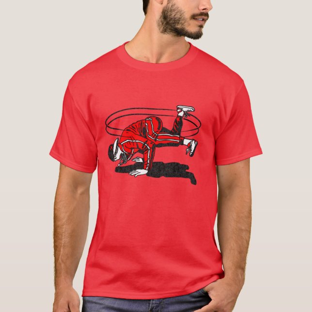 Camiseta velha escola Hip Hop Breakdancer dos anos 80 (Frente)