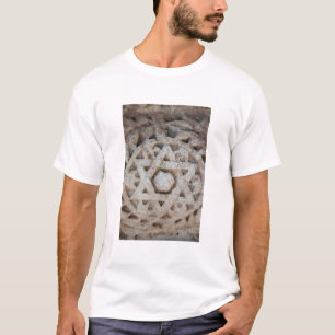 Camiseta Velha estrela de David esculpindo Israel