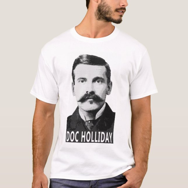 CAMISETA VELHA LEGENDA OCIDENTAL DOC HOLLIDAY (Frente)