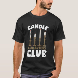 Camiseta Velha Vela Lembranças Candelabro Acendendo