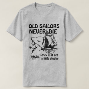 Camiseta Velhinhos Velhos Nunca Morrem Sentem Cinzas Básic