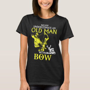 Camiseta Velho Arqueiro de Arco Composto Deer Elk Grande Jo