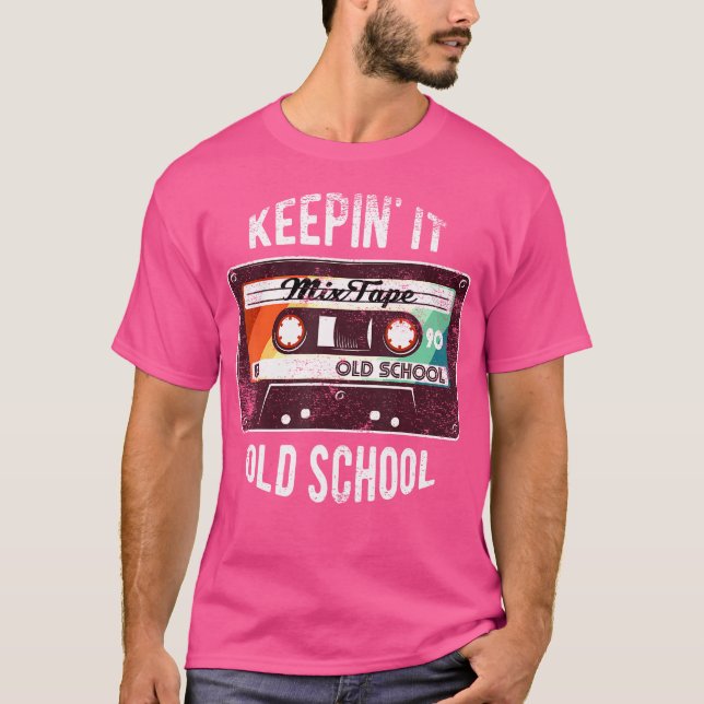 Camiseta Velho Colégio Hip Hop 80S 90S Mixtape Graphic T Sh (Frente)