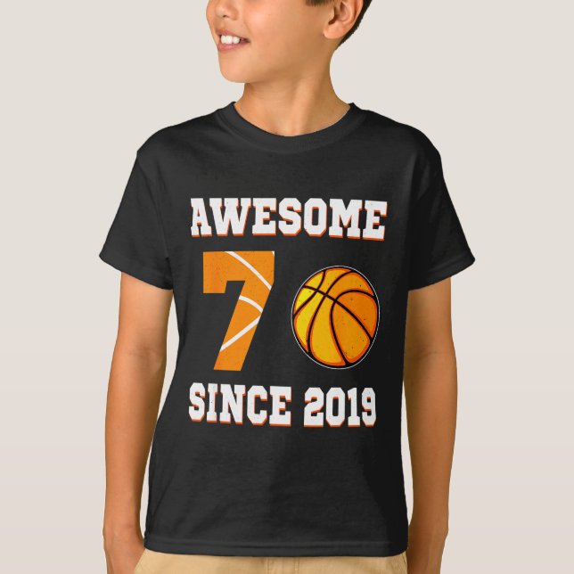 Camiseta Velho Desde 7 Anos de Basquete 2019 (Frente)