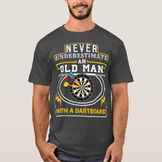 Camiseta VELHO HOMEM Dardos Vovô Legal Dart Men