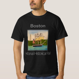 Camiseta Velho Ironsides, Boston National Historic Park