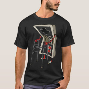 Camiseta Velho Jogador Divertido Jogos Retro 80s 90s Jogo d