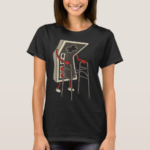 Camiseta Velho Jogador Engraçado Jogos Retro 80s 90s Jogo d