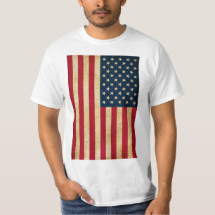 Camiseta Velho pavilhão dos EUA