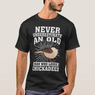 Camiseta Velho Que Adora Aves De Frango