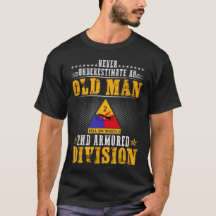 Camiseta Velho segundo da Divisão Armada do Exército Milita
