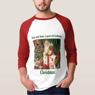 Camiseta Velho T-Shirt de Natal Moda