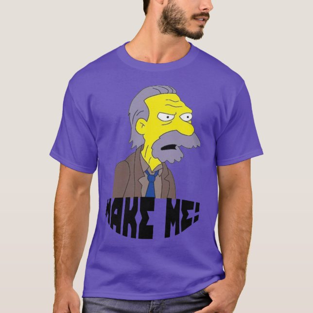 Camiseta Velho zangado (Frente)
