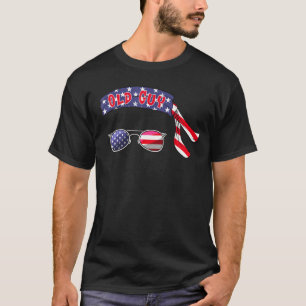 Camiseta Velhos Caras Patriótica América Vermelha Glândula