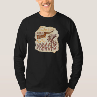 Camiseta Velhos Idiotas da Aldeia do Dragão Poderoso Angust