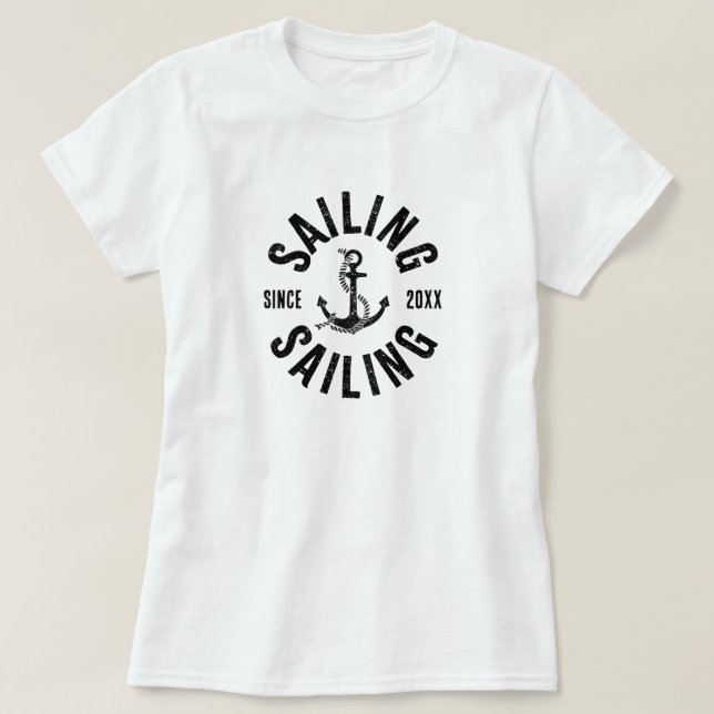 Camiseta Velificando desde 20XX (Frente do Design)