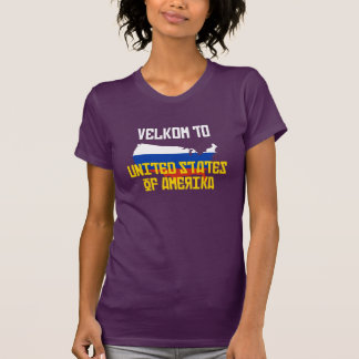 Camiseta Velkom para a Amerika