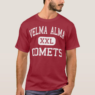 Camiseta Velma Alma - cometas - meio - Velma Oklahoma