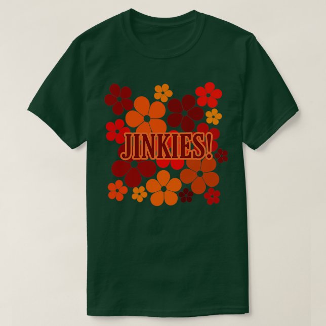 Camiseta Velma Jinkies retro Flor impressão (Frente do Design)