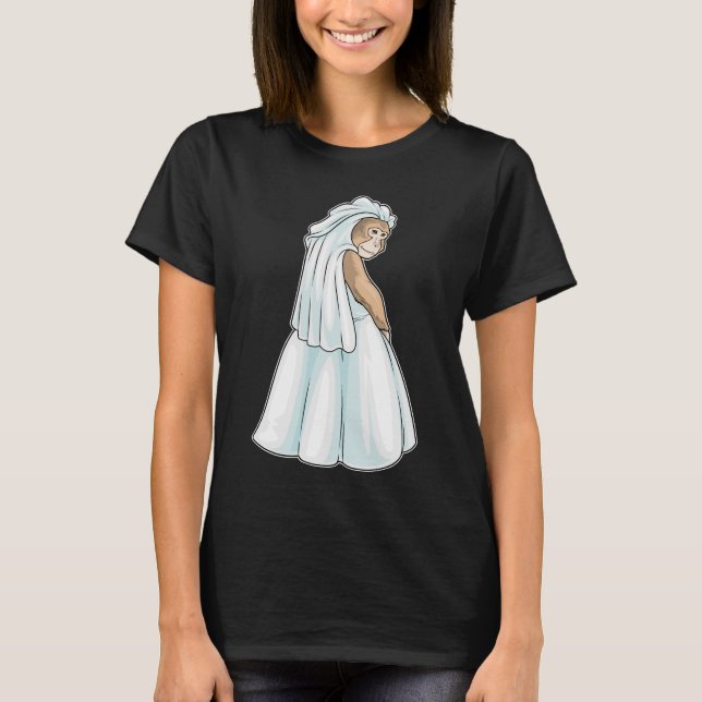 Camiseta Velo de Noiva da Macaca (Frente)
