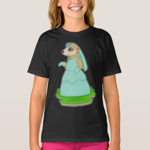 Camiseta Velo de Noiva da Suricata Casamento