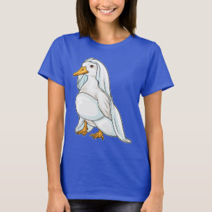 Camiseta Velo de Noiva de Pato Casamento