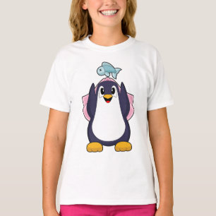 Camiseta Velo de Noiva de Pinguim Casamento