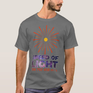 Camiseta Velocidade da luz